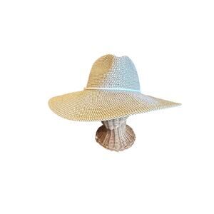 Anthropologie Nikki Beach Floppy Sun Hat One Size  50+ UPF Resort Style